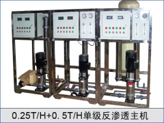 0.25T，0.5T單級反滲透主機